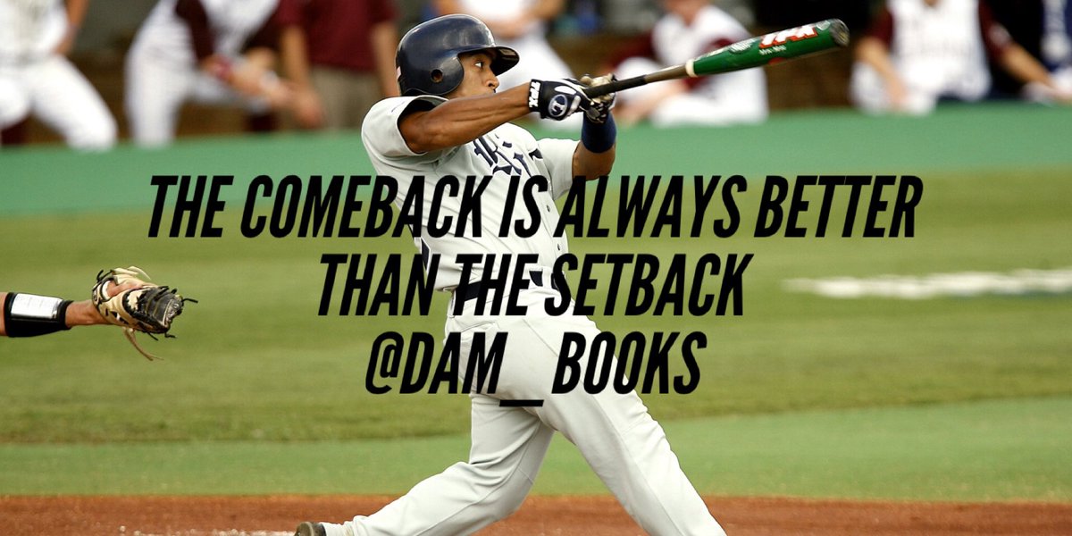 DAMartin_Me's tweet photo. #Wednesday #Quote for #today The comeback is always better than the setback #Words of #wisdom
 For #work #life and #people  to #share the #news https://t.co/BaXrDklu9Z