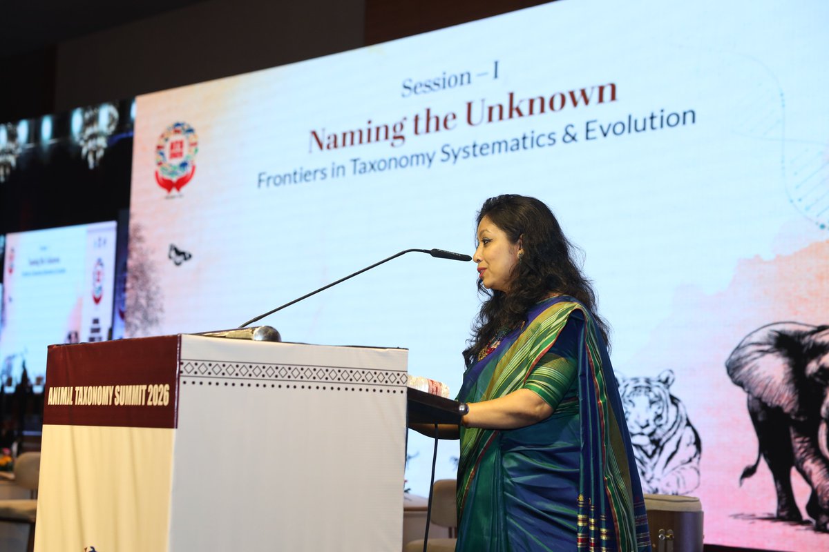 ZoologicalI's tweet photo. Chaired by Dr. A. Biju Kumar and moderated by Dr. Shelley Acharya.
#AnimalTaxonomySummit2026 #Taxonomy #Biodiversity #ZSI #MoEFCC https://t.co/w4jW2S0ZDW