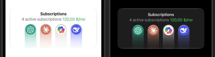 Codelaby's tweet photo. Inspired by Pinterest!
A SwiftUI concept for an AI subscription tracker. It dynamically extracts prominent icon colors via CoreImage to create a smooth, custom UnitCurve gradient pill effect.
#iOSDev #SwiftUI #UXUIDesign https://t.co/NGdxvBaDJJ