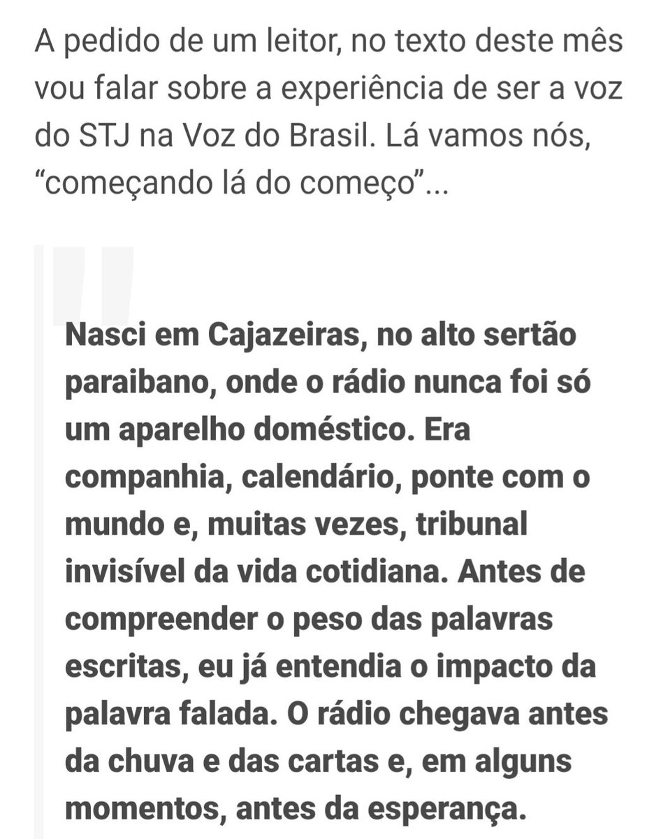 UchoaJournalist's tweet photo. No aniversário de 1 ano do portal de notícias @leadnoticia  e da nossa coluna mensal Entre Linhas &amp; Leis, atendi ao pedido de um leitor para contar um pouco da minha trajetória e como é a rotina de fazer parte d'A Voz do Brasil.
@leadnoticia https://t.co/lKR0ikj6aK