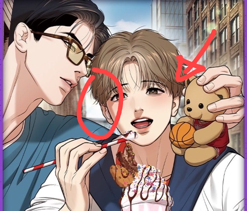 liamorellih_'s tweet photo. Temos Jaekyung de óculos temos o jae jogando o anel na nossa cara, temos o ursinho teddy junto com eles e temos JAE E KIM DAN COMPARTILHANDO FONES DE OUVIDO.... ESTOU EM SURTOOOOS 🥹
#Jinxmanhwa #Jinx https://t.co/aZqlm38PwL