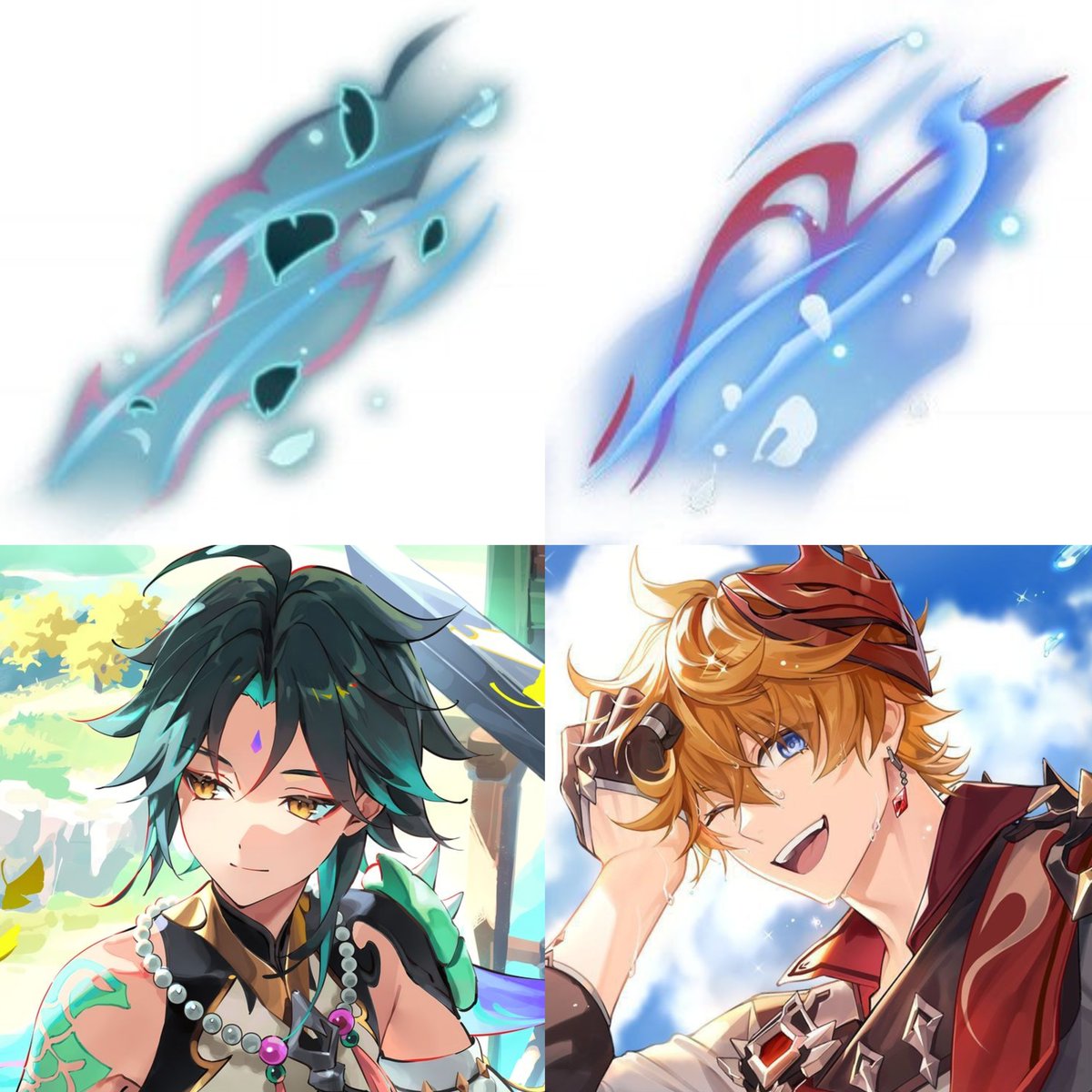 GenshinUniverse's tweet photo. 7.0 XIAO &amp; CHILDE ECHOES

Via Seele 

#GenshinImpact https://t.co/iaCjLOIqdI