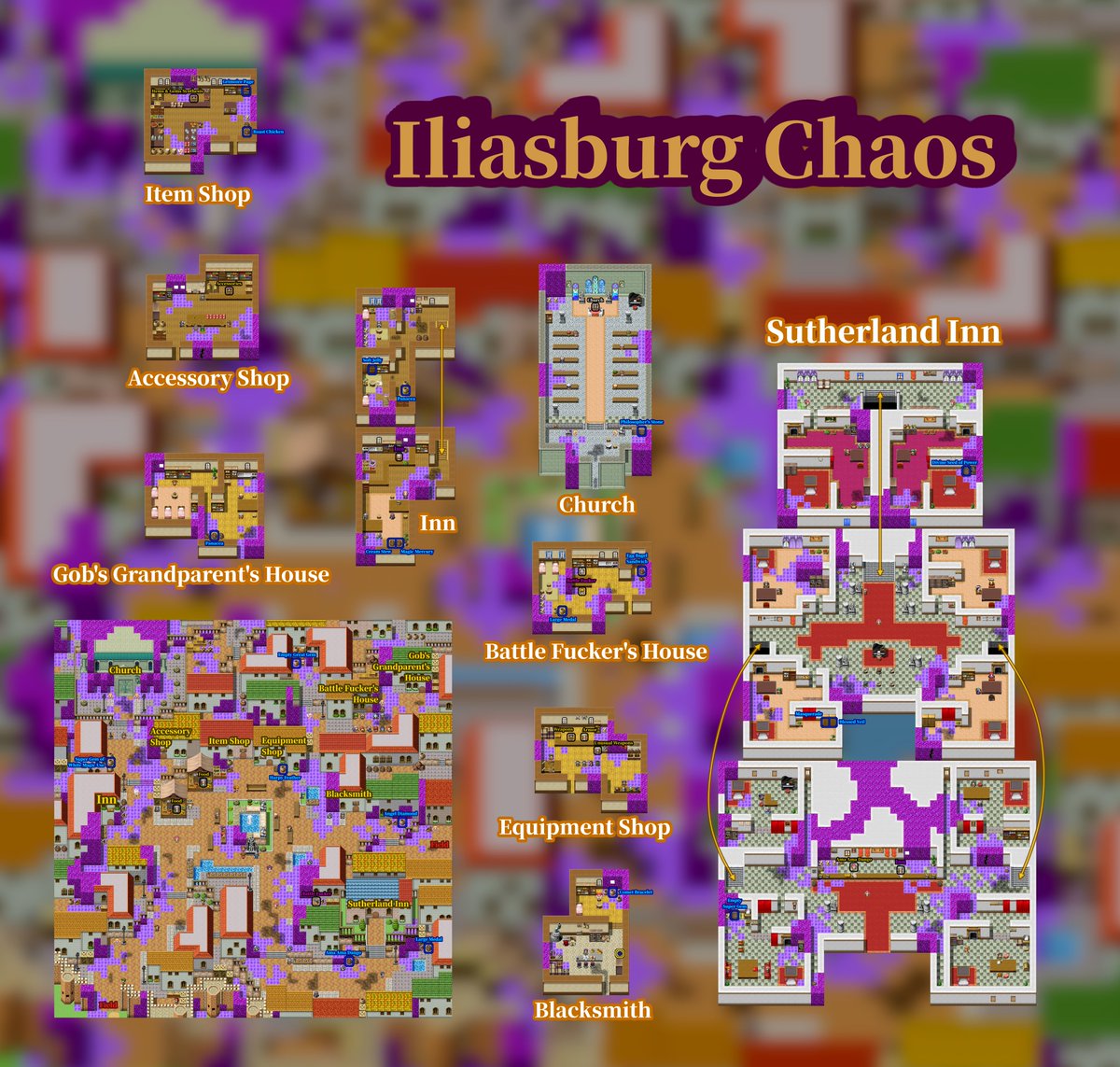 LucasFAxe's tweet photo. #もんむす・くえすと
Here are the various locations on the continent of Ilias along the Chaos Road. There's no significant reason for many to go there (except for blacksmiths).

Link:
-Iliasburg: https://t.co/jPf6F2nHWE
-Mithra Castle: https://t.co/Lf6RChhLze https://t.co/PnCbiVvunB