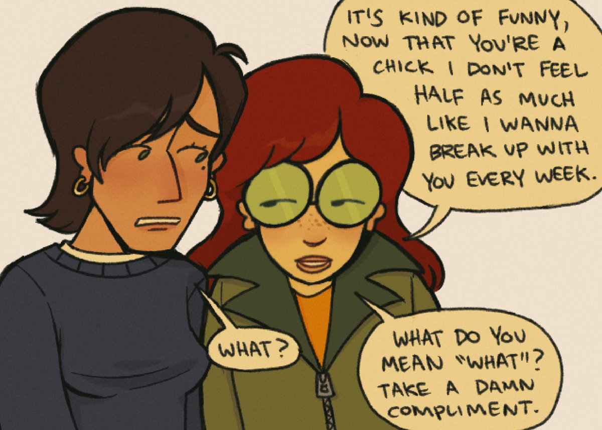skimpyshits's tweet photo. Trans girl Tom Sloane from #Daria propaganda https://t.co/KcLUU6fxCS