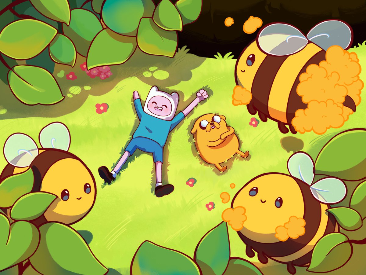 TotoBerri's tweet photo. Come along with me~ 🐝

#adventuretimefanart #illustration‌‌ ㅤㅤㅤ https://t.co/6xbGbpevRb