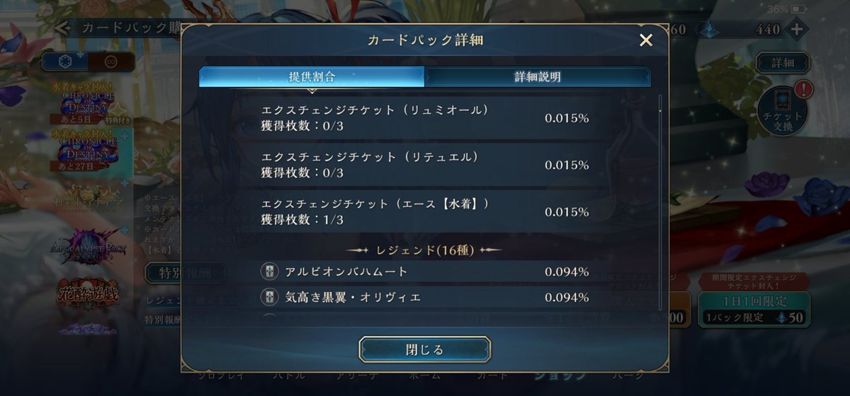 leokcoc's tweet photo. 0.015パーセントですって。
申し訳なさしかない。
譲れたら良いのにね。 https://t.co/jIvAqQxHLV
