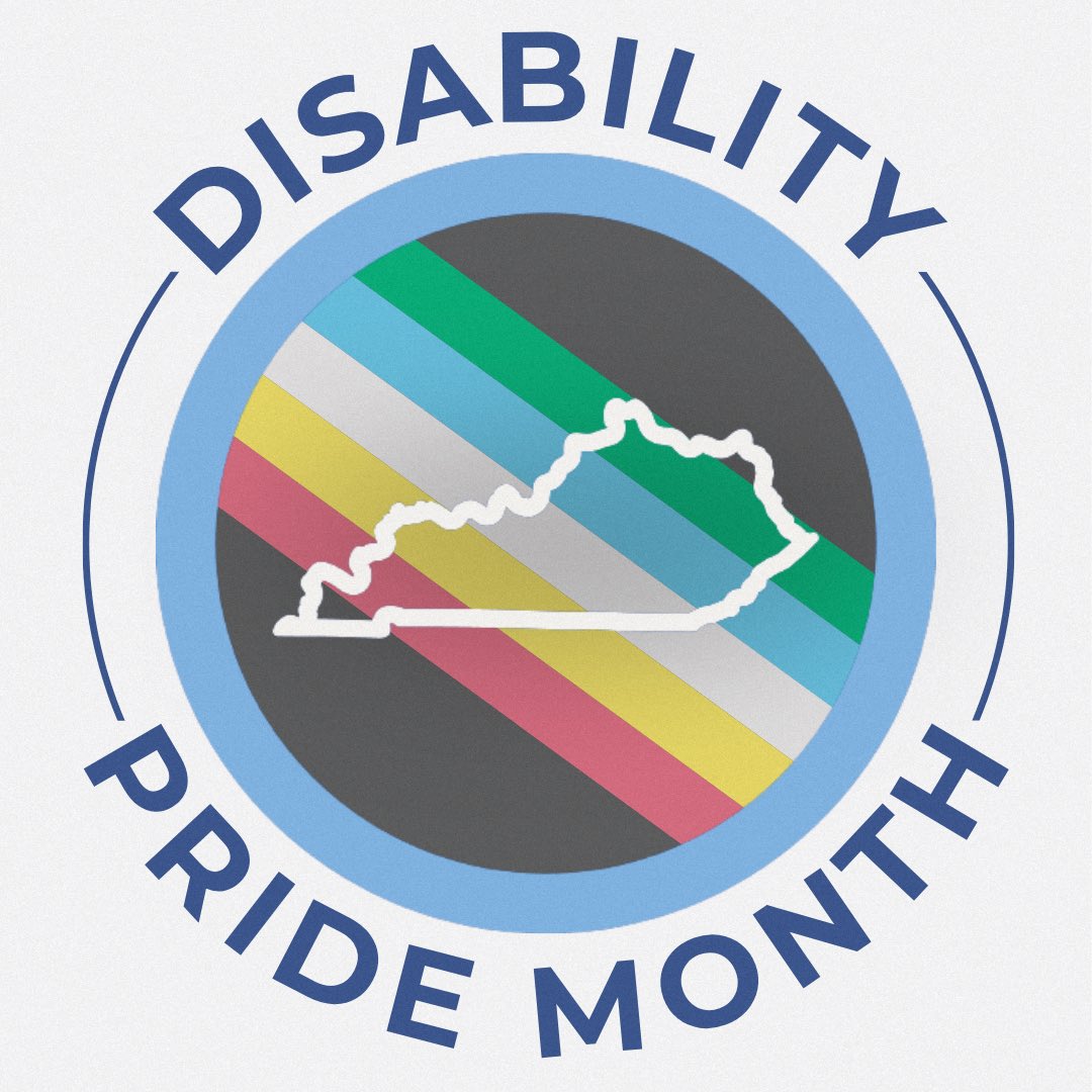 KyDems's tweet photo. Happy Disability Pride Month. Disabled Kentuckians deserve leaders who fight for accessible healthcare, quality education, and opportunities. Kentucky Democrats will keep showing up for this community. https://t.co/7TdmP54Vl4