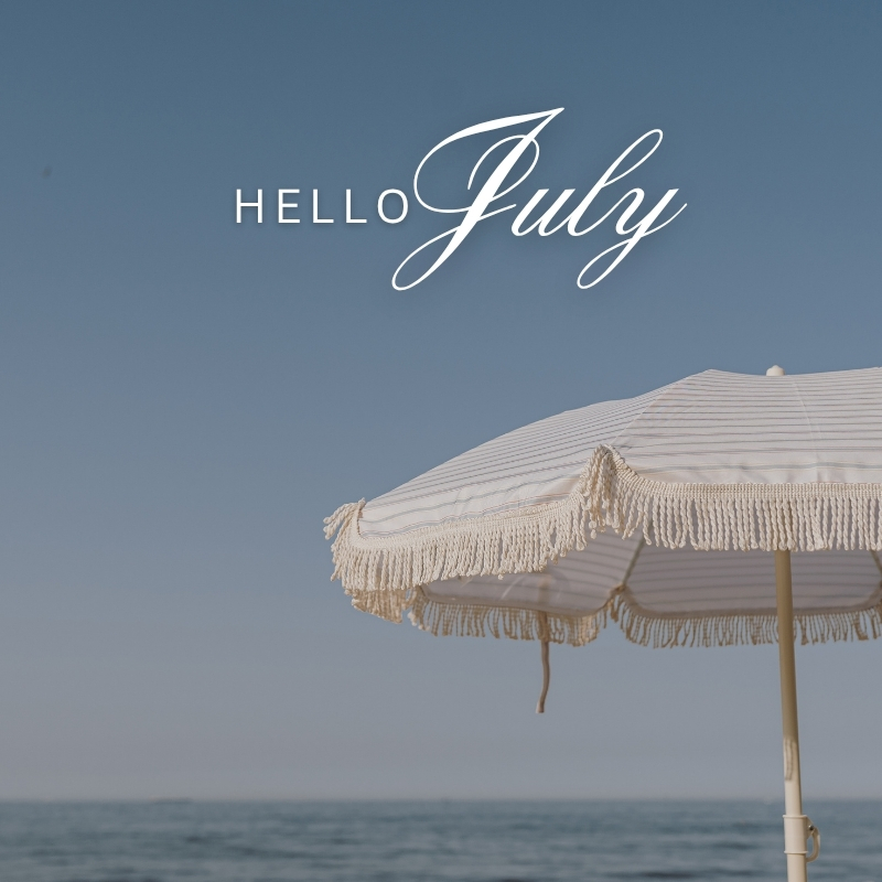 Markizzle19's tweet photo. Happy July! Bring on the sunshine and new beginnings. https://t.co/N5ThWgHOMt