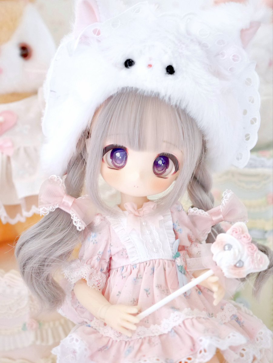 kumanodoll's tweet photo. 🐈🩷🤍 https://t.co/W1F2RYBtk1