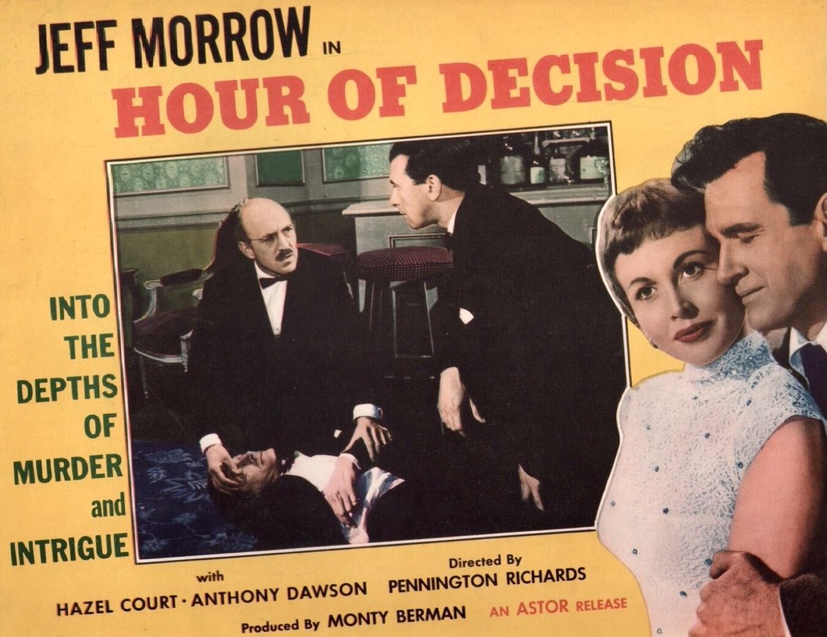 TalkingPicsTV's tweet photo. This afternoon on #TPTV Wednesday 1st July. All #TPTVsubtitles
13:05 THE BUCCANEERS (1957)
13:35 BEYOND THE TIME BARRIER (1960)
15:10 DIAL 999 (1958)
15:40 HOUR OF DECISION (1957)
17:15 MARK OF THE PHOENIX (1957)
18:30 GIVE US A CLUE (1985) https://t.co/75mppvJUDz
