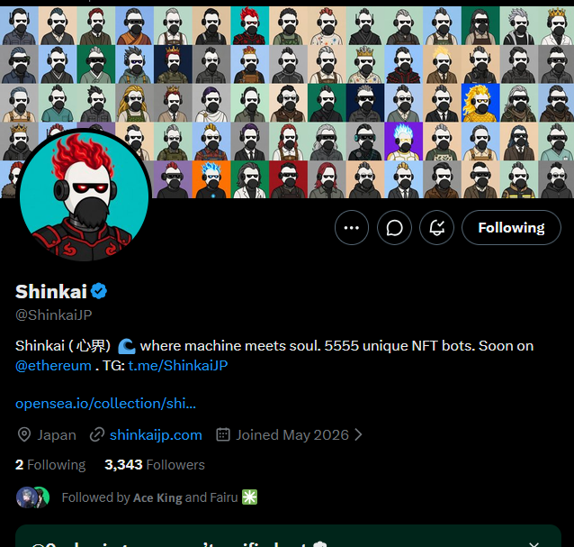 0xchasing's tweet photo. @ShinkaiJP @rileyduchess02 
@_kenchn 

0xca1A1696ad0102F2F2EC970e47FAa93a6Ce70861 https://t.co/8E01DwtkuV