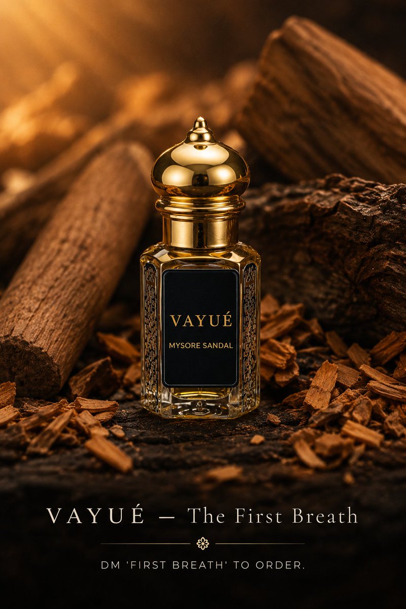 Nav_tweets's tweet photo. New powerhouse on the block, try Mysore Sandal Attar from the #houseofvayue #vayue
https://t.co/9SOdSxqanc https://t.co/b2NXfeGPD0