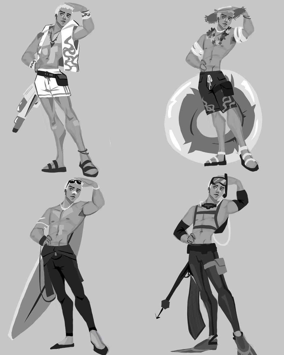 conceptcaroo's tweet photo. New personal project! Who wants summer gekko skins 👀 #wip #valorantfanart https://t.co/mhOhu58pyi