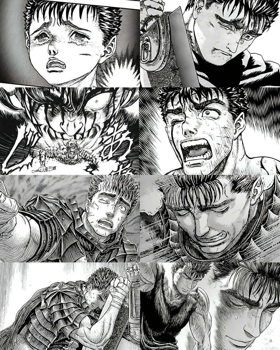 LeChov_'s tweet photo. Je me suis tjr dis que les pseudo malalpha qui se disent prendre Guts pour exemple sont en réalité fan de Griffith sans le savoir Guts qui un personnage humain et faible malgré sa force physique il subit il n'a pas de rêve de grandeur ni un vrai leader il estjuste un homme simple https://t.co/GWECVGIEz4