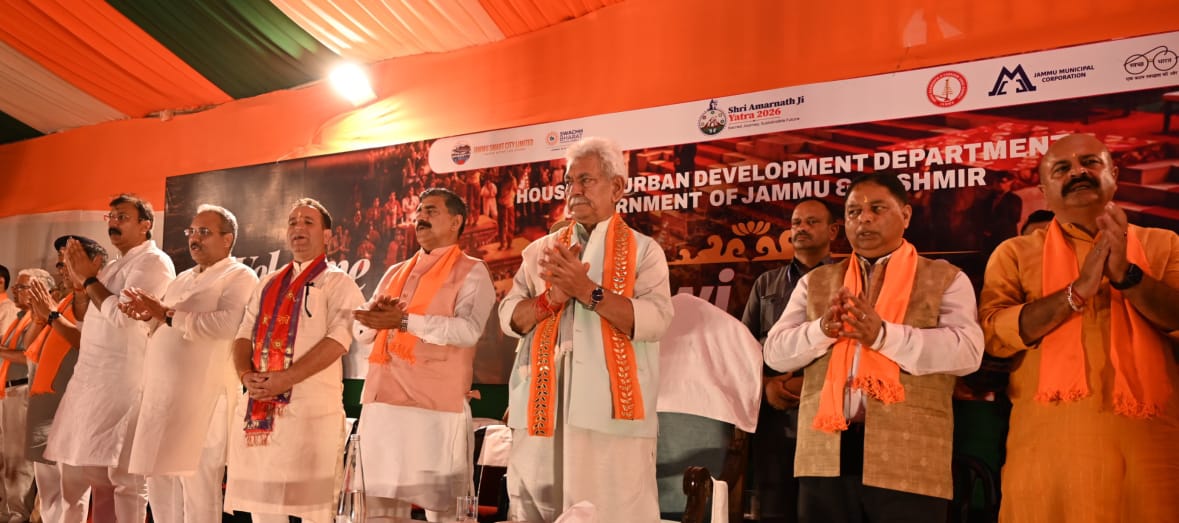 manojsinha_'s tweet photo. Today, I inaugurated the Tawi Aarti and Shri Amarnath Ji Yatra's light-and-sound show to welcome devotees for pilgrimage that begins tomorrow. This sacred journey of faith, discipline and spiritual awakening is a source of inspiration for countless generations and I invite seekers from across the country to participate in this spiritual journey. 
Shri Amarnath Ji Yatra has long been a living thread, weaving together people of diverse languages, cultures and traditions into one shared fabric of faith. With only a few hours remaining before the yatra’s commencement, Jammu Kashmir reverberates with chants to Lord Shiva, and the holy banks of the Tawi are lit by lamps of devotion. 
On this auspicious occasion, I extend my warmest greetings and felicitations to all pilgrims. The Tawi Aarti, rooted in ancient practice, stands today as a vibrant symbol of our collective spiritual consciousness, cultural unity, spiritual values and social harmony. 
The river’s uninterrupted flow reminds us that just as its waters move freely without distinction, so too should human life be guided by love, cooperation, and mutual respect. Throughout Shri Amarnath Ji Yatra, Tawi Aarti will be offered every evening, and each lamp lit will shine as a beacon of hope, purity, renewal, and faith, illuminating not only the path of the pilgrim but the spirit of our society as well.
