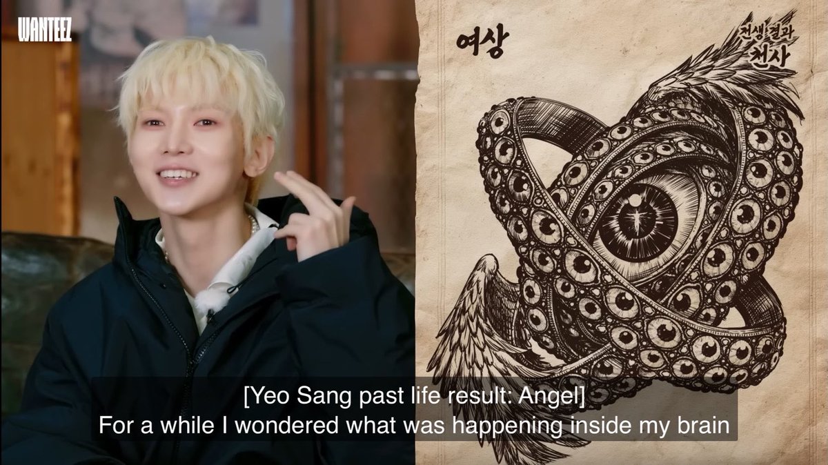AM2THL1U's tweet photo. nobody can say that wanteez hypnosis episode was scripted yeosang really was a biblically accurate angel and still is one of them https://t.co/I28qpRfqhT