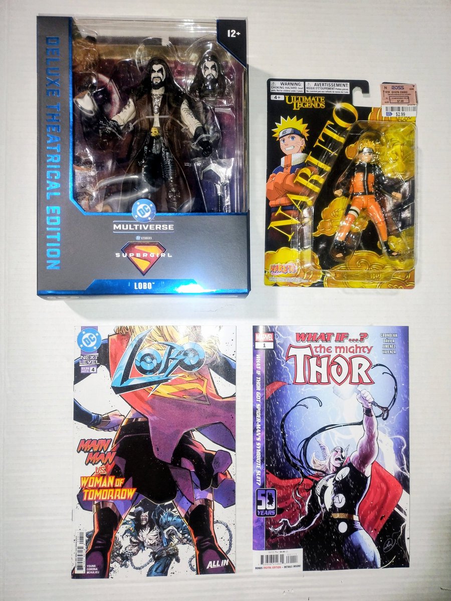 RobCollectsFigs's tweet photo. Last 2 week pick-ups...

Last week:
Pic 1:
2 figures and 2 current comics.

2 weeks ago:
Pic 2:
Marvel game &amp; Lego set from retail stores,
All the rest from clearance Goodwill.

Pic 3:
Fathers Day, went to local store @GamePlayersBprt and got some games https://t.co/EsStfZctae