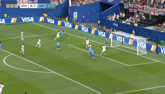 FCBJenil's tweet photo. The entire footballing world uniting to celebrate Congo absolutely terrorizing the English defense. If this result holds, the memes are going to break the internet.
it’s coming home on a stretcher! Lmaoo
#FIFAWorldCup #ENGCOD #LesLeopards #ChokeJob #GoodNight https://t.co/XYv1qTnPyH