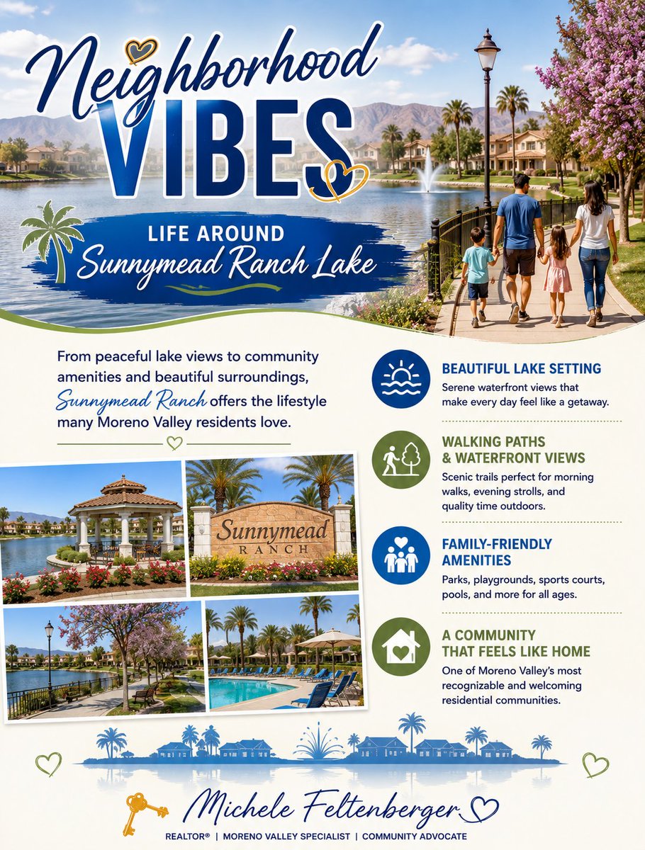 chllbby's tweet photo. Neighborhood Vibes: Sunnymead Ranch Lake
Have you visited or lived in Sunnymead Ranch? What do you love most about the community?
#MorenoValley #SunnymeadRanch #NeighborhoodVibes #MorenoValleyLiving #CommunitySpotlight #LakeLiving #SouthernCaliforniaLifestyle https://t.co/jbrxZAXbV8