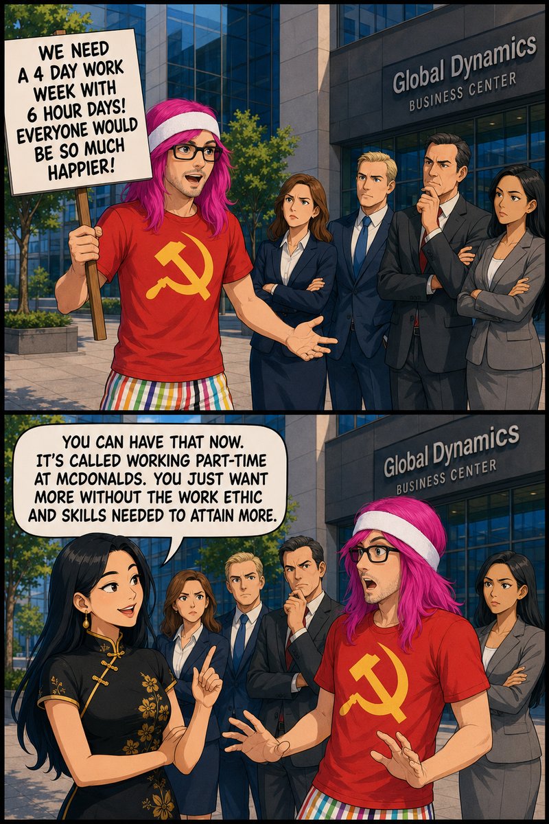 ThePholosopherX's tweet photo. Commies want to have everything handed to them without the need to provide back. https://t.co/4eCFY4RwAk