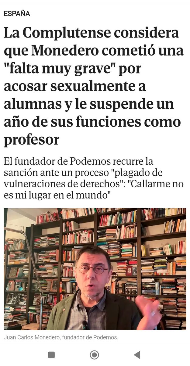 Ges32491840's tweet photo. @rusmad17 Monedero es un fascista jajajaja. Los zurdos dais clases de moral y luego acosais mujeres. https://t.co/pVoiaqgnXQ