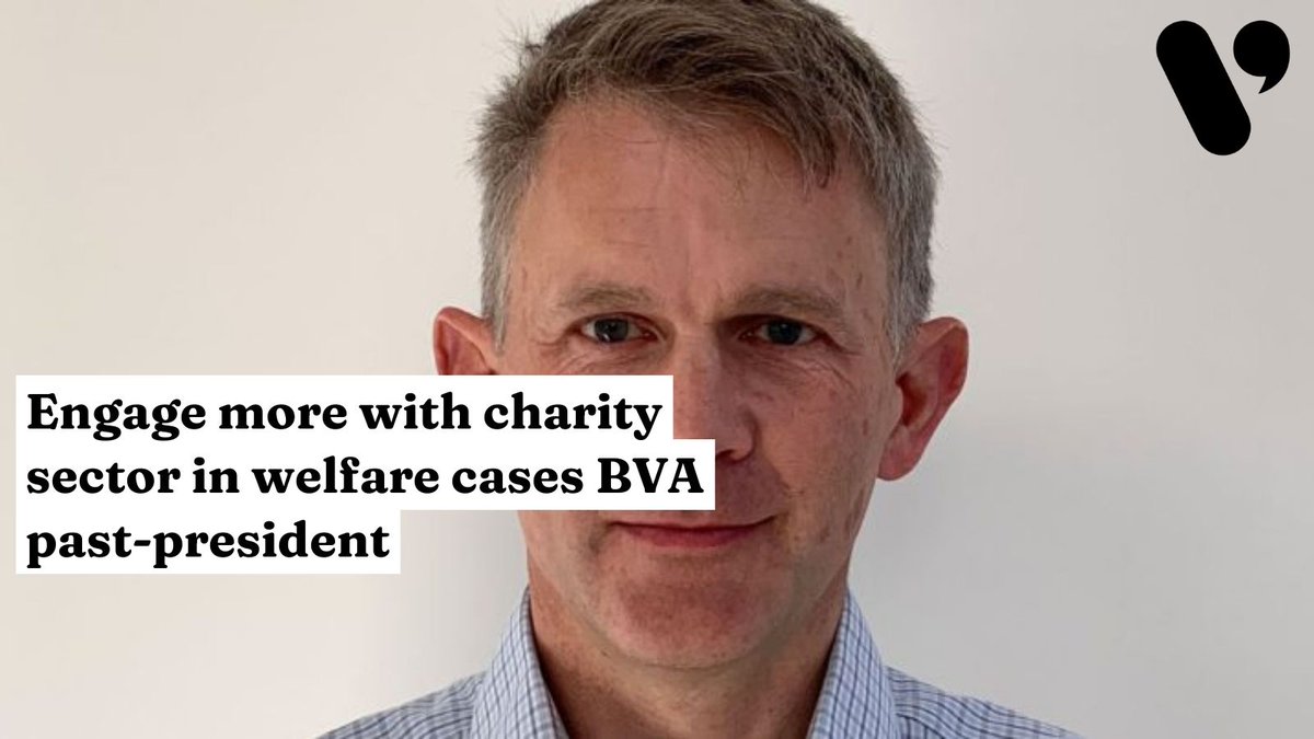 VetTimesJobs's tweet photo. Engage more with charity sector in welfare cases  BVA past-president
https://t.co/ADrXfesxr1 https://t.co/VoeUSPddQG