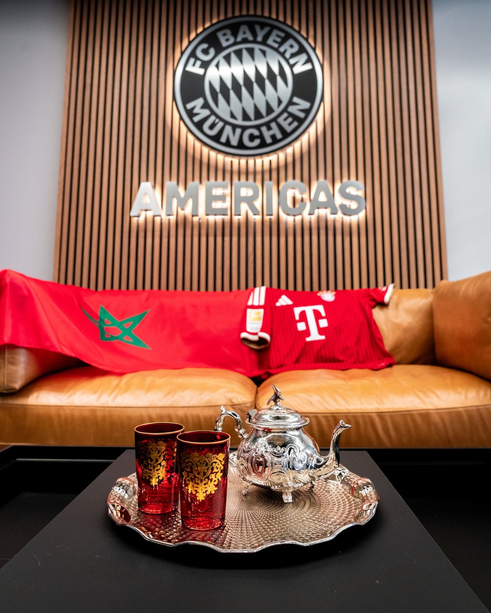 FCBayern's tweet photo. 🚿🇲🇦 https://t.co/ATaFx16wYu