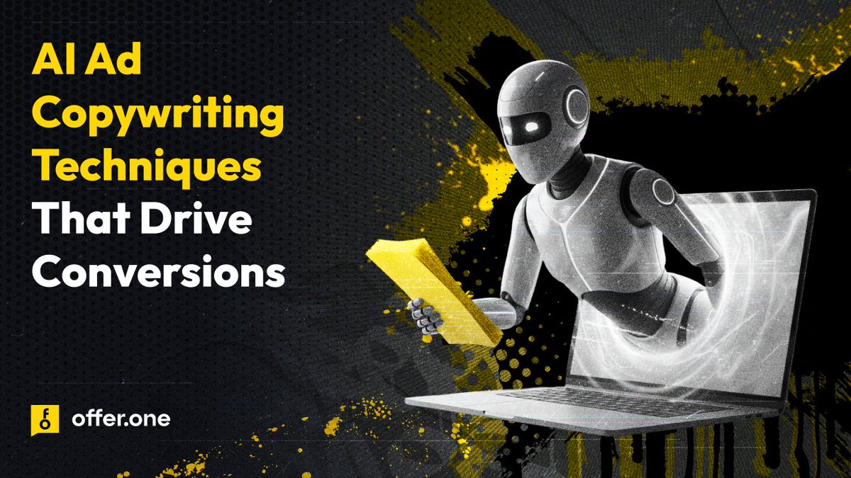OfferOneNetwork's tweet photo. AI can write ads in seconds⚡️
Getting people to click? That's still the hard part 💪

But better prompts, sharper CTAs &amp; testing still decide conversions 💸

Read before your next ad 👇
https://t.co/DVCGucDNOq https://t.co/BhA6nd4wx1