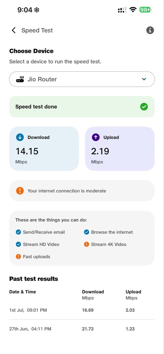 SujeetABC's tweet photo. Kal #JioAirFiber ko aag 🔥 me jala ke tweet karta hu tum bhosadike 700 rs monthly lete ho aur problem ko solve nahi karte @JioCare @reliancejio https://t.co/Iztu9juN8s