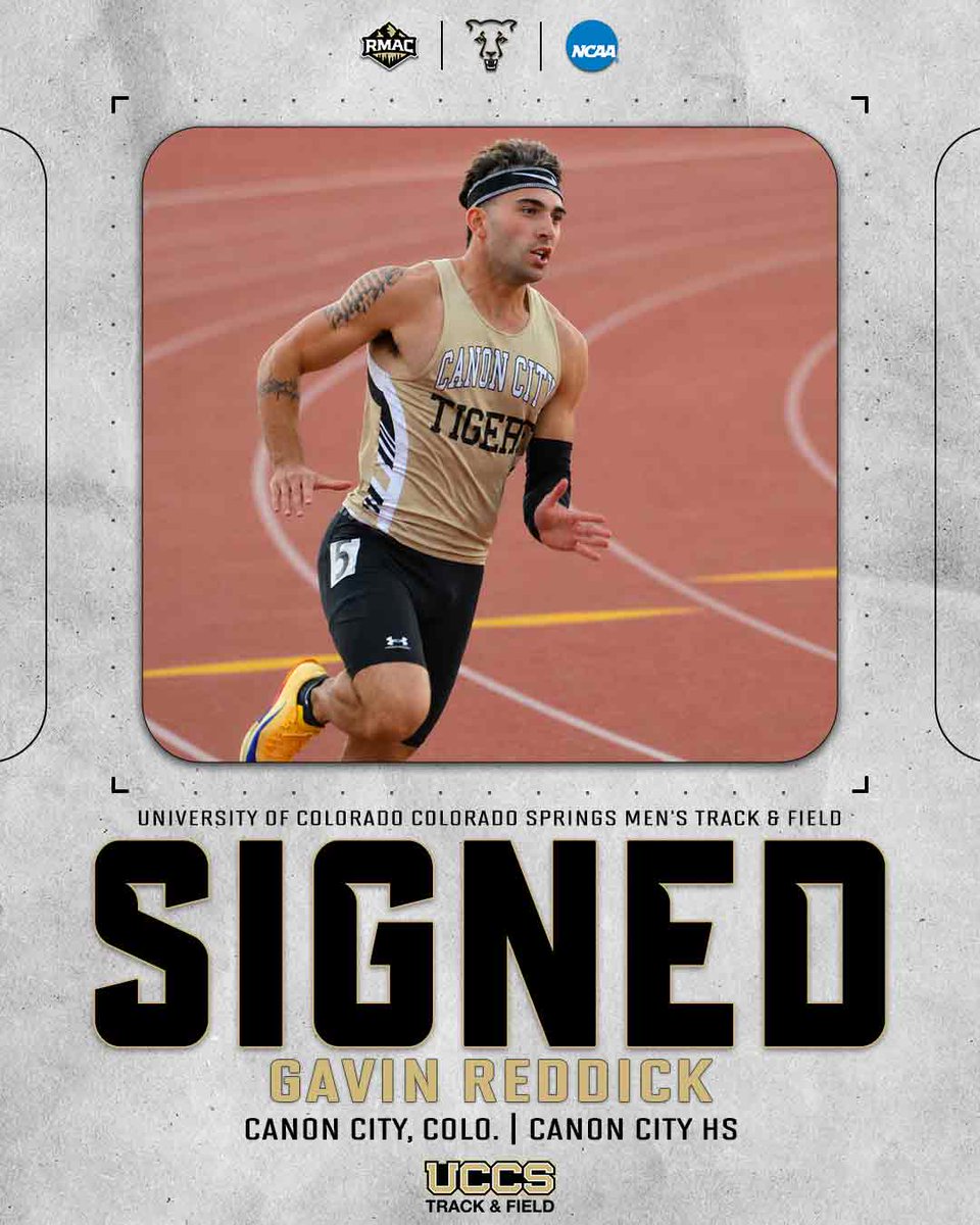 GoMountainLions's tweet photo. Welcome to the @UCCSTRACK Mountain Lion Family, @GavinReddick1!

Gavin Reddick (Canon City, Colo. / Canon City HS)

#GoMountainLions https://t.co/MmVevwU9TZ