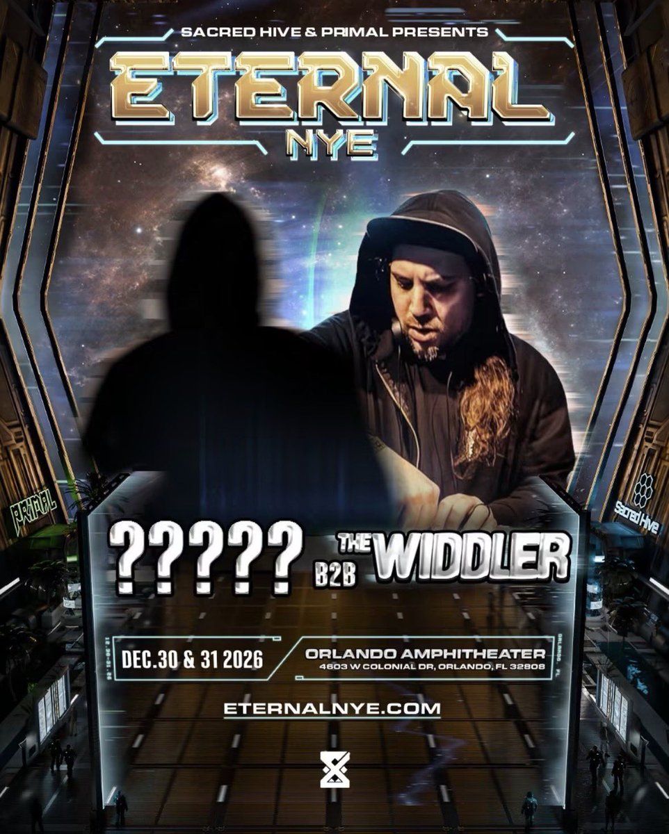 The_Widdler's tweet photo. Eternal NYE
Orlando, FL
12.30.26
B2B w/ ????? https://t.co/qvaoMt6peG