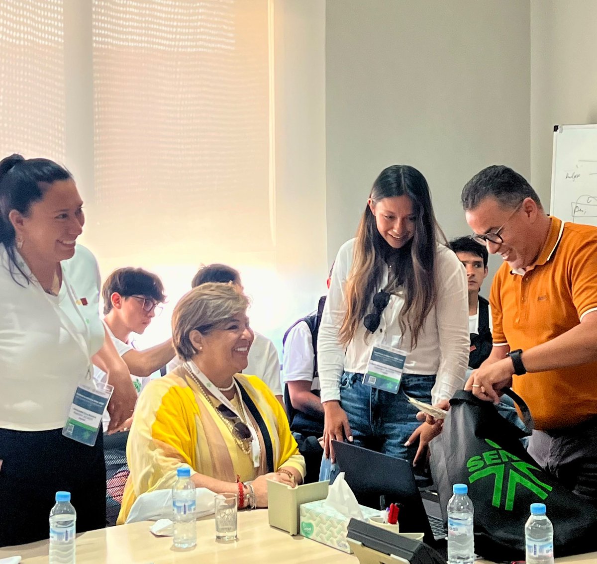 SENAComunica's tweet photo. Desde Marruecos, nuestros aprendices SENA siguen ampliando sus conocimientos y fortaleciendo una formación con visión global. 🇲🇦🌍

Cada experiencia internacional se convierte en conocimiento que regresa a Colombia para transformar las aulas, fortalecer los territorios y seguir formando talento que impulsa el desarrollo sostenible. 
#AliadosSENA