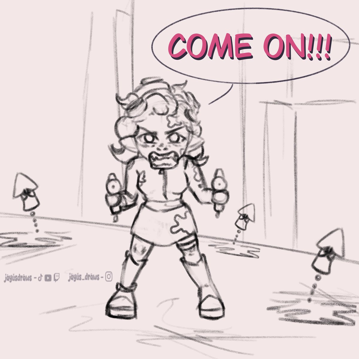 jayusdraws's tweet photo. She asked for it 🤷🏽‍♀️🐙🫟🦑

#splatoon #splatoonoc #comic #nintendo #originalcharacterart https://t.co/OSumRJ0C5T