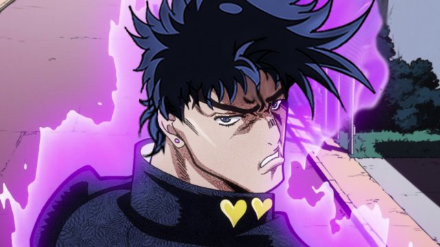 EMPORIOSMOM's tweet photo. I LOVE the headcanon that Josuke with his hair down looks like Joseph's https://t.co/YOhf3YGFNh