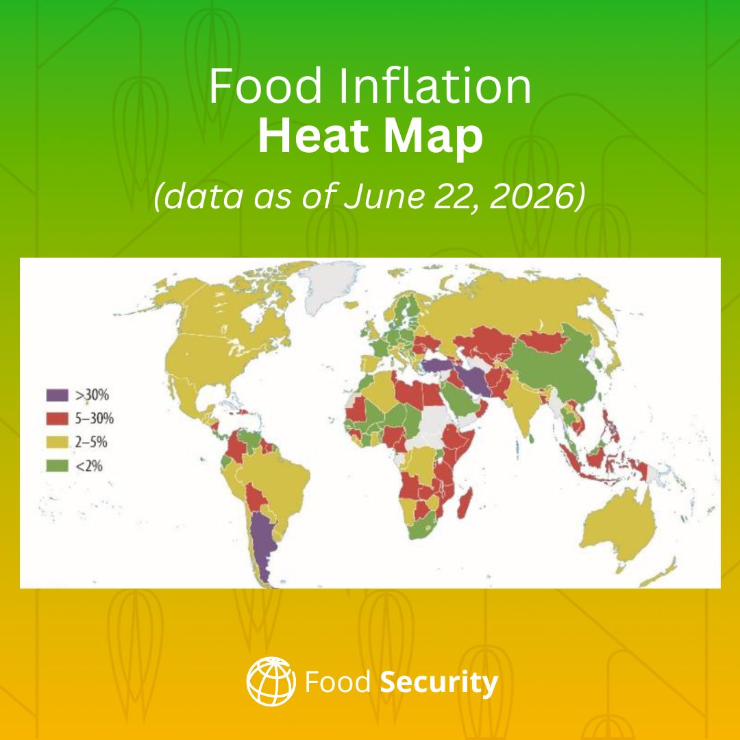 WorldBankGroup's tweet photo. The June #FoodSecurity Update from the @WorldBankGroup is out.
Get insights on:

➡️ the global food market outlook
➡️ emerging issues
➡️ regional updates

Download: https://t.co/RYeHMPeL8r https://t.co/YjvibJeurX