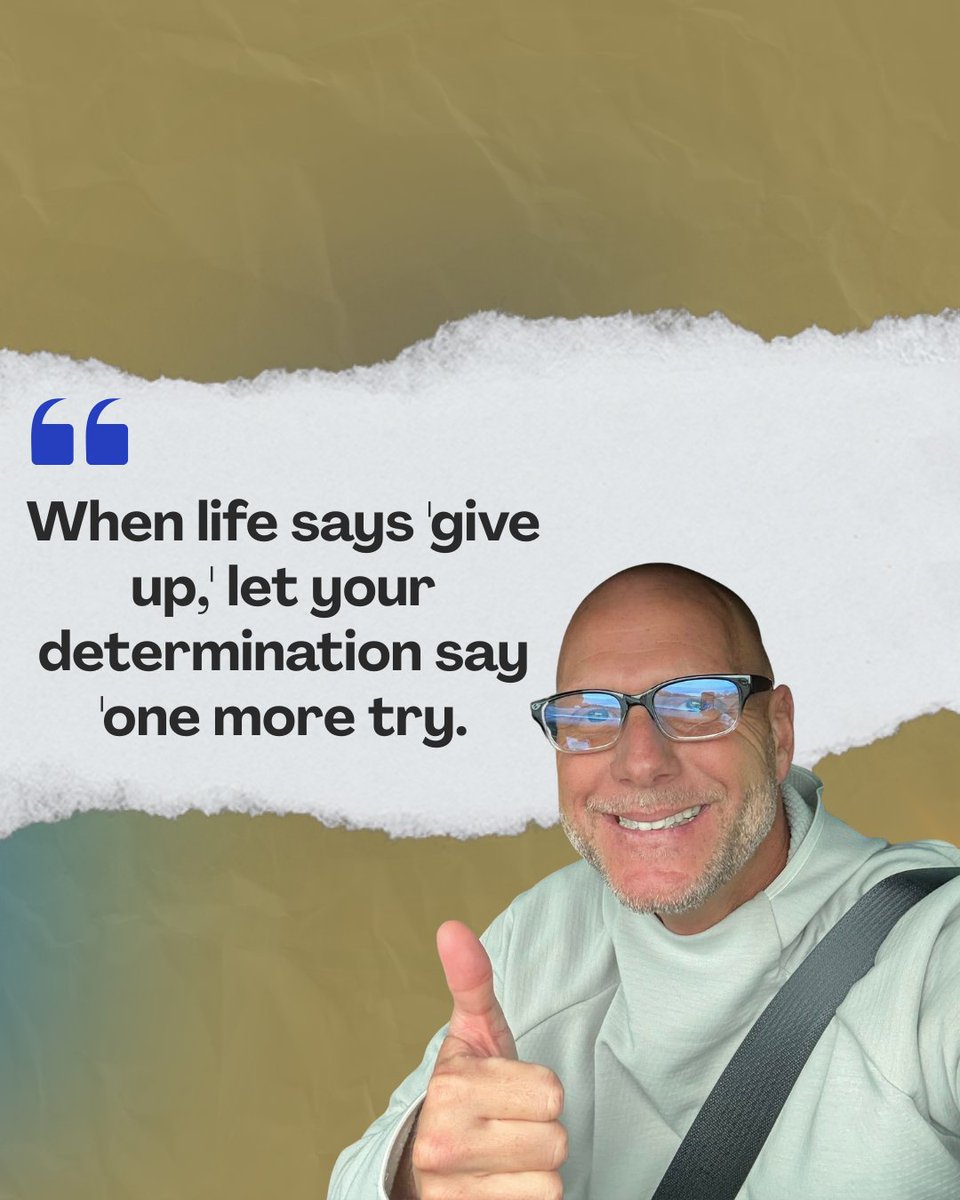 brentpalmerbiz's tweet photo. Sometimes the breakthrough you've been waiting for is just beyond the effort you nearly missed.
#NeverGiveUp #OneMoreTry #Determination #KeepGoing https://t.co/aPV7Ci7vwI