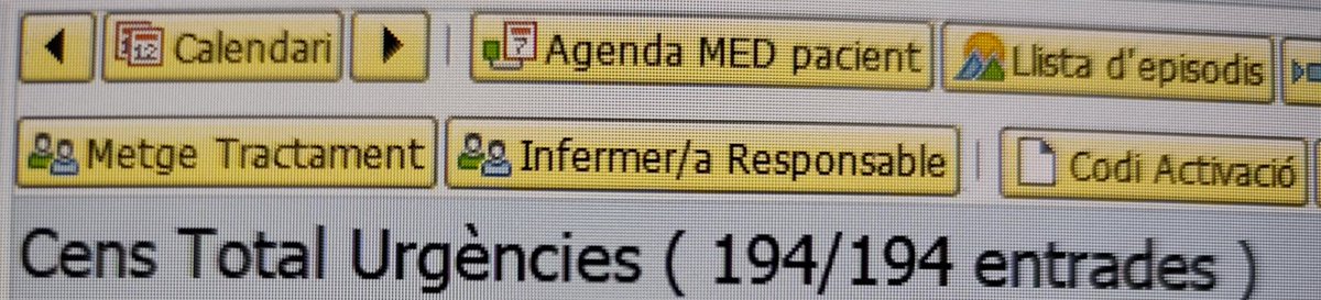 UrgenPSMar's tweet photo. 01/07/2026
194 pacients a Urgències de l'Hospital del Mar de Barcelona 
43 pacients superen les 24 hores, dels quals 17 superen els 80 anys
El més antic supera les 112 hores
32 pacients pendents d'ingrés 
Cap d'ells és familia de gerents i gestors de @govern i @salutcat https://t.co/oBNu8XunIc
