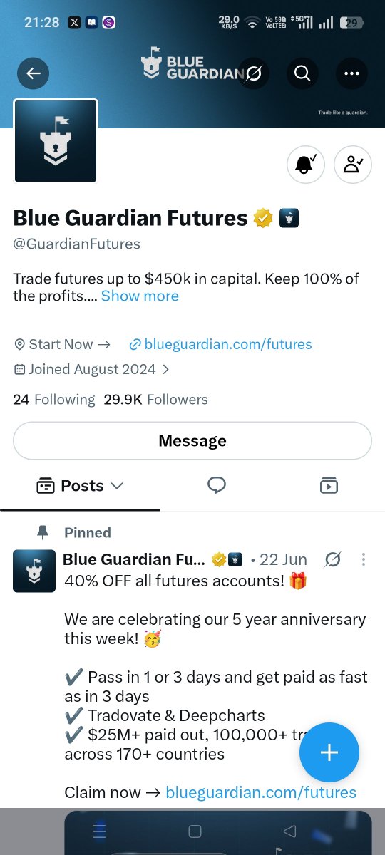 PRASANTH0721's tweet photo. @srikrish_KD @GuardianFutures @BlueGuardiancom @trader_venkat @VirtualGenesisX Done ✅💯👍✅ 

@Abisheckraj7 
@anandfx_og 
@risers343 https://t.co/TDzLSypqBK