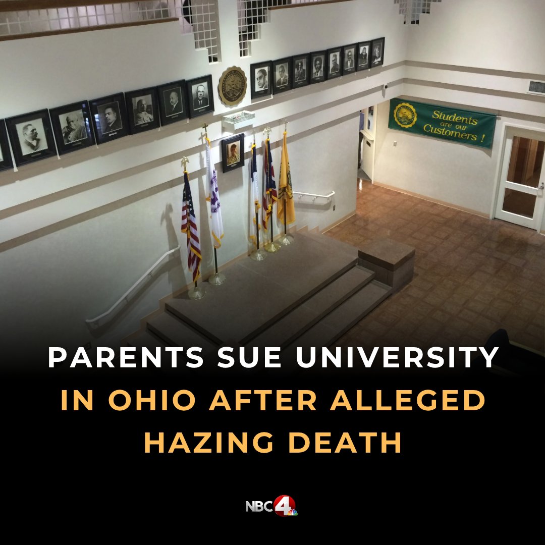 nbc4i's tweet photo. Ohio’s only private Historically Black College and University is being sued over the alleged hazing-related death of a student. https://t.co/hLMysB4vIg https://t.co/pSdogBDvTx