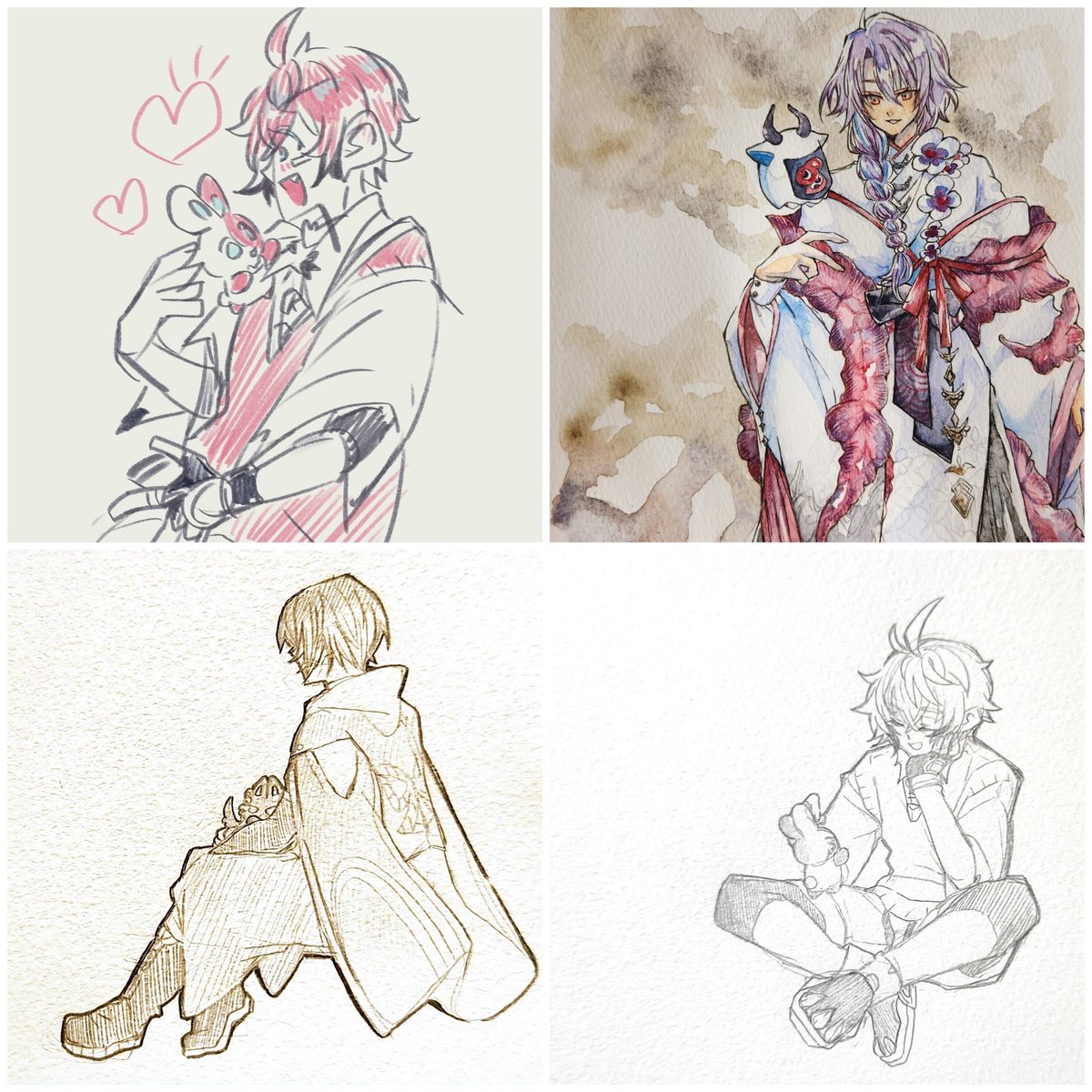 shiki_Stars's tweet photo. #にじさんじ絵描きさんと繋がりたい
#めちゃつえー絵描きさんと繋がりたい
つ🅰️🍱🦖中心にのんびりアナログで描いたりしてます。

全反応巡回させていただきます。よろしくお願いします(*･ω･)*_ _)ﾍﾟｺﾘ https://t.co/vzUyvF4jha