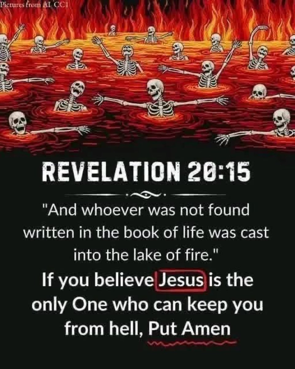 ChristIsComing5's tweet photo. Don’t go there! 
Believe the gospel. 

“…how that Christ died for our sins according to the scriptures, And that he was buried, and that he rose again the third day according to the scriptures..” (1 Corinthians 15:3-4)