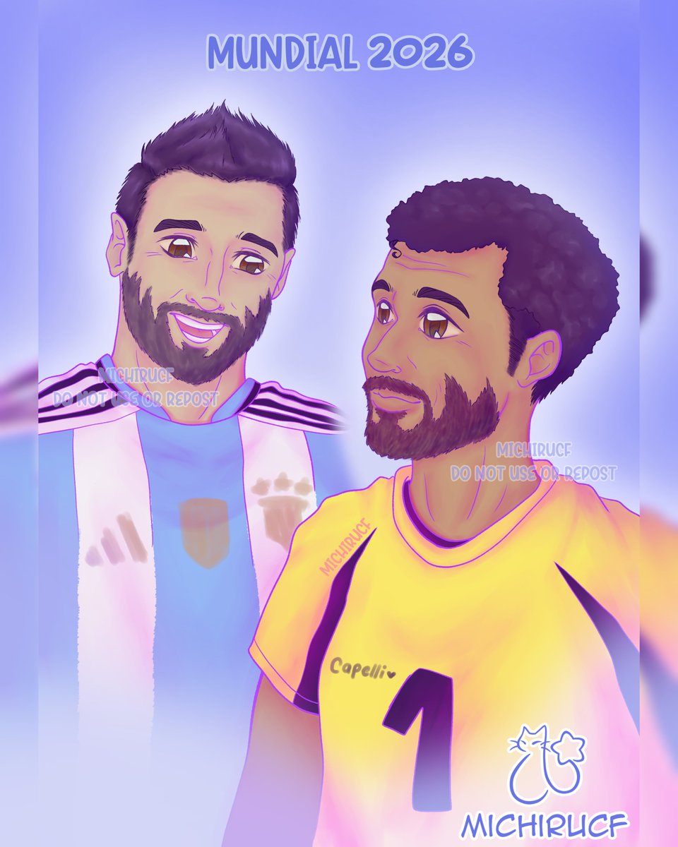 michiru_cf's tweet photo. ˗ˏˋ ꒰ Es un honor para ambos equipos❣ ꒱ ˎˊ˗
🇦🇷🇨🇻
Cabo Verde logro muchas cosas en este poco tiempo y aun con los resultados ellos disfrutan todo su proceso 💕
Exitos para todos
#ilustracion #argentina🇦🇷 #mundial2026 #caboverde #vozinha https://t.co/zddtNKTOin