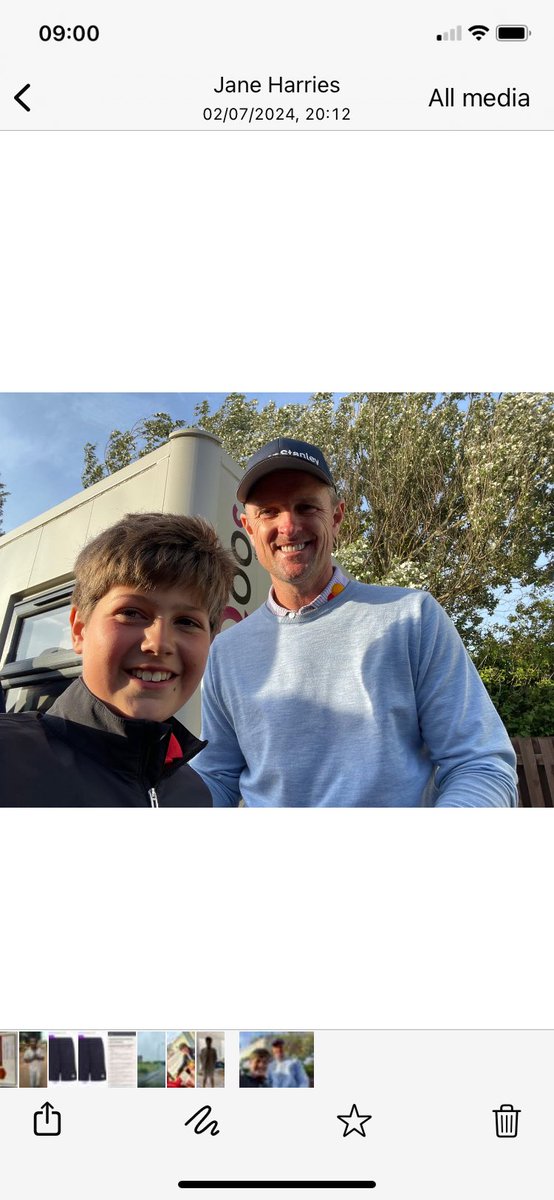 Oscartoby2's tweet photo. @JustinRose99 @TheOpen @BurnhamBerrow @RandA Also one very happy fan https://t.co/XfYzhFbCG4