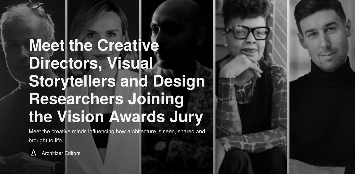 Architizer's tweet photo. Meet the creative minds influencing how architecture is seen, shared and brought to life.

👉 See jurors: https://t.co/Dk80HxcgB1 https://t.co/GFrtJacI1c