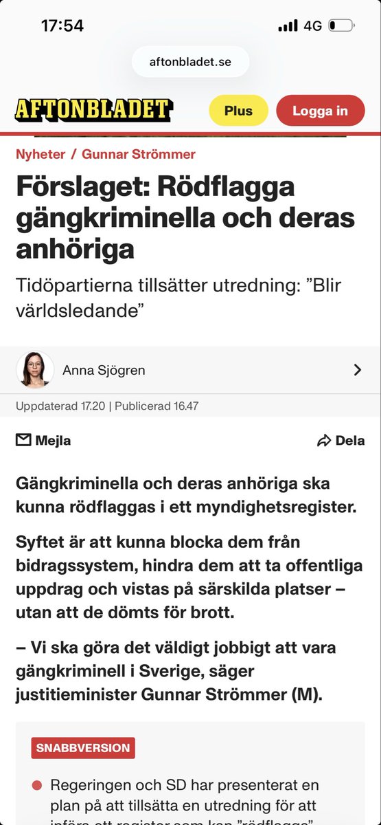 SternStefan's tweet photo. Detta är i sanning en regering som bestämt sig för att knäcka gängen. Efter fyra års effektiv leverans för ett upprustat rättsväsende, fler verktyg, så fortsätter åtgärder och förslag i högt tempo även inför nästa mandatperiod. 

Vänstersidan säger nej, minst tre av fyra partier. https://t.co/eiHONJsVhI