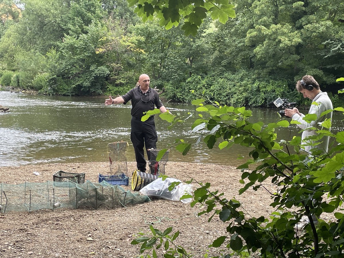 EnvAgencyMids's tweet photo. If you missed seeing our fisheries enforcement officers on @ITVCentral last night you can catch-up here (18 minutes in).  
 
Their work includes patrolling the river banks looking for illegal crayfish traps and bringing the perpetrators to justice.
 
https://t.co/8rYyetly8H https://t.co/3qhed7zgPb