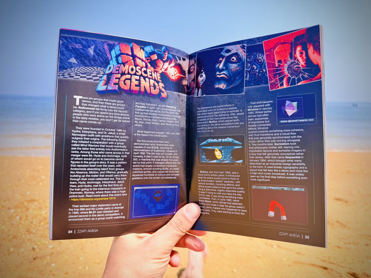 AmigaBill_'s tweet photo. Sorry folks, no hump day stream today. I haven’t seen wife.device in 3 weeks so we are having a beach day with some good reading @Retro_Fusion #commodore #commodoreamiga #zzap https://t.co/OvQnk5L8UD