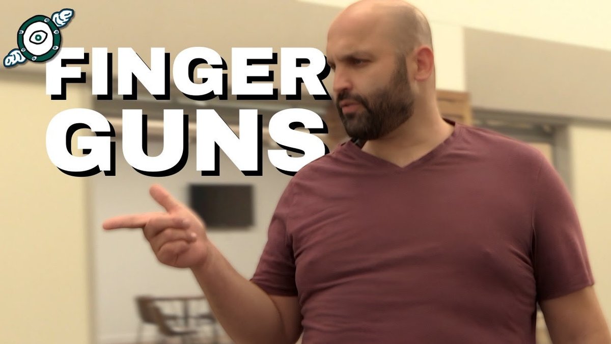 ParadizoFilms's tweet photo. Matt is scared of Matt's finger guns... why so scared? https://t.co/3w8VrpHkP5