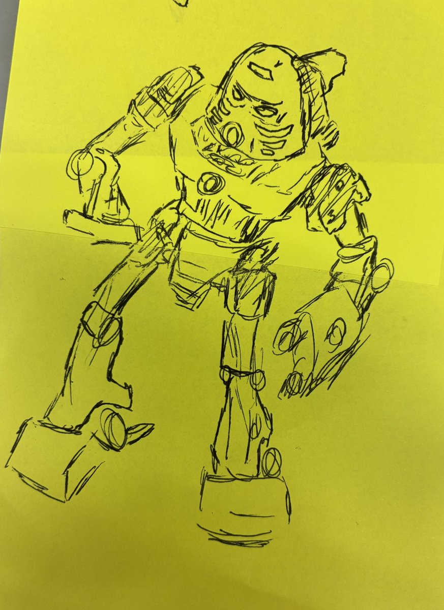 AlexanderV2111's tweet photo. Somehow got in a long convo about bionicle with a coworker, so here be a quick doodle of tahu! 
#lego #bionicle https://t.co/Ub5VLFYA2Y