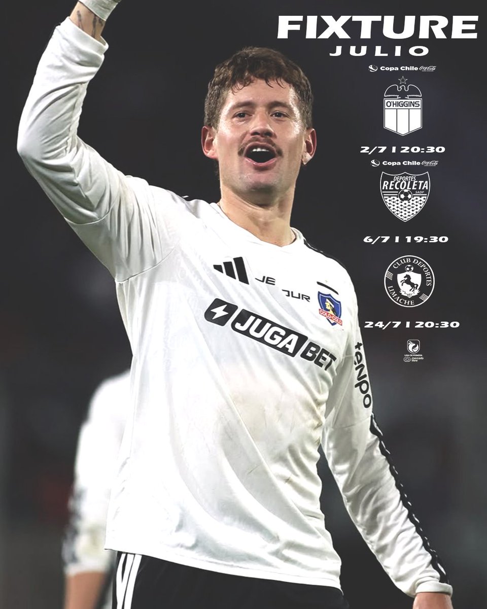 ColocoloXtra's tweet photo. fixture de julio

#vamoscolocolo #vamoscolocoloctm #colocolo https://t.co/Fup1u3SunX